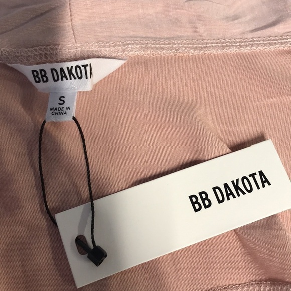 BB DAKOTA SMALL DUSTY ROSE PINK COVERUP New - Picture 8 of 11